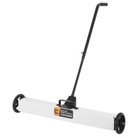 Magnetic Sweeper , Rolling Magnetic Sweeper with Wheels and Adjustable Telescoping Handle, Magnet Sweeper to Pick Up Nails with Quick Release Latch, 33-Pound Capacity