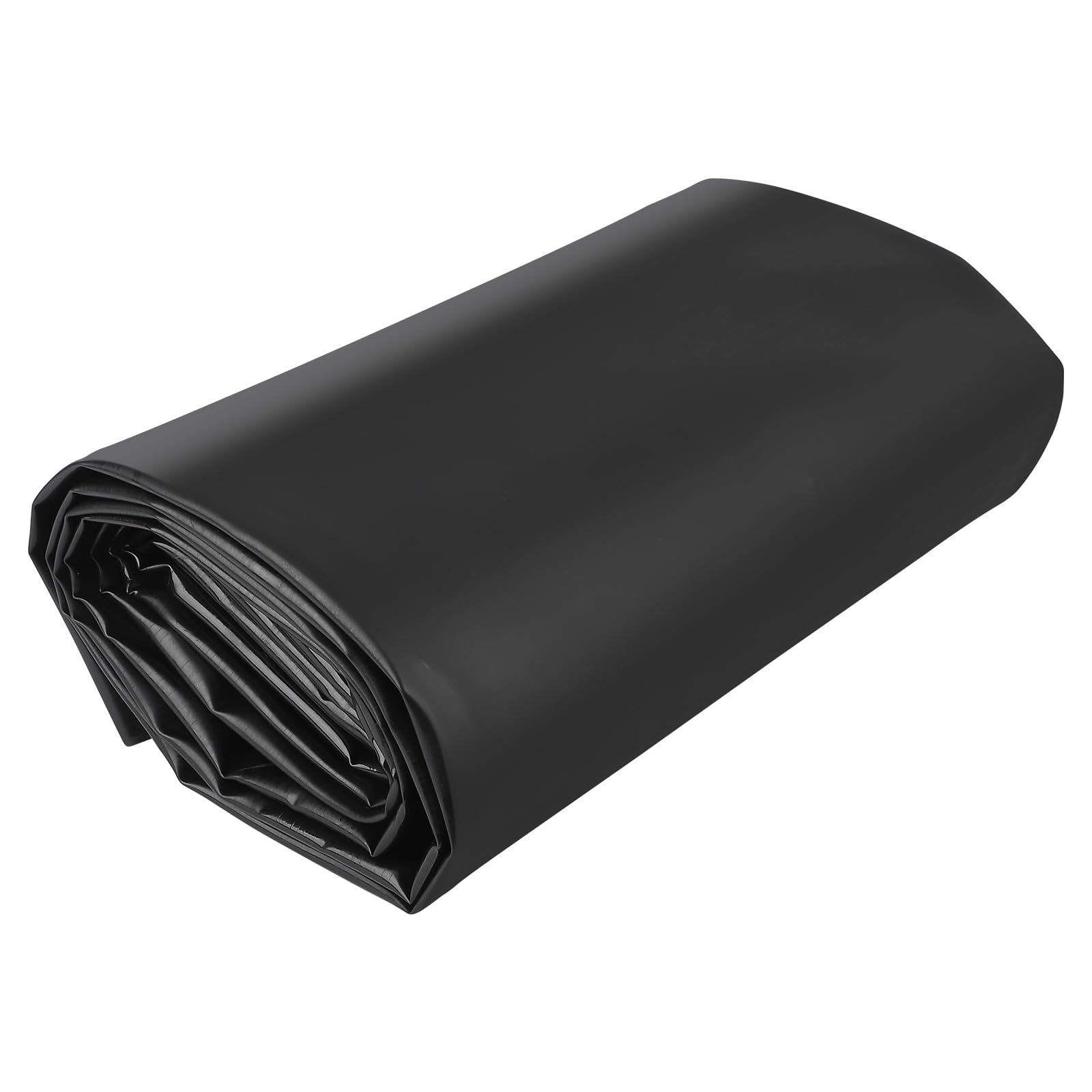 Flexible 20 mil pond liner, safe for fish and plants, ideal for koi ponds and water gardens.