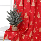 Garvee Christmas Curtains for Living Room, Red Velvet Curtains 84 Inches Long, Holiday Decoration Bedroom Window Curtains, Thermal Insulated Room Darkening Curtain（Red, 52 x 84 Inches, 2 Panels） - Red