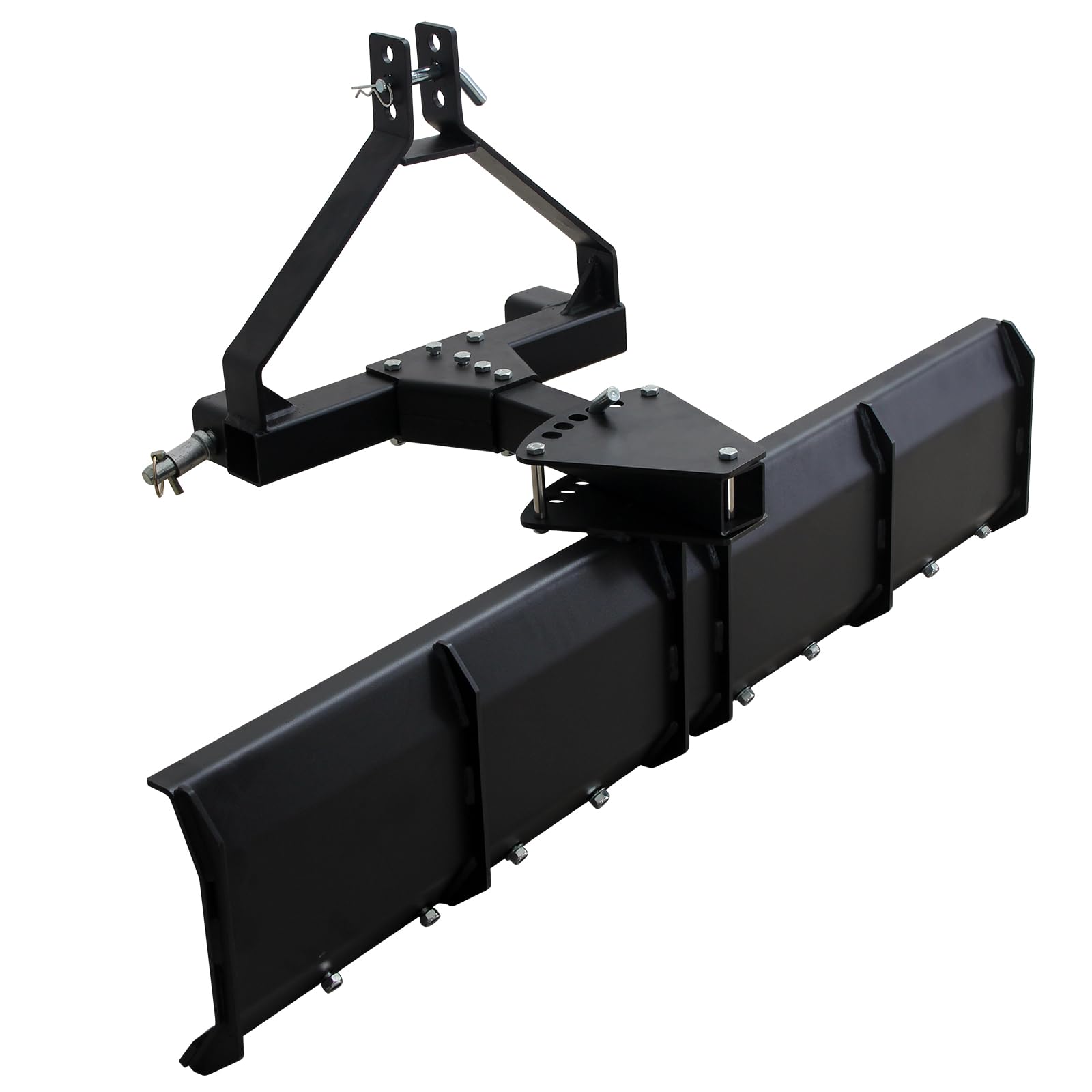 52-inch Width 3 Point Rear Grading Blade, Heavy Duty Steel Scraper, CA