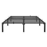 Garvee Heavy Duty King Size Bed Frame 16 Inch Hight, Metal Platform Bed Frame with Reinforced Slats Support, 800 Lbs Load Capacity, Noise Free, No Box Spring Needed and Screws, Tool-Free Assembly