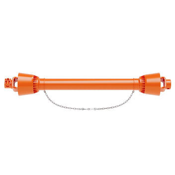 Garvee PTO Drive Shaft 1 3/8" PTO Shaft, 39"-55" Brush Hog PTO Shaft, 6 Spline End Round End PTO Driveline Shaft, Series 4 Tractor for Bush Hog,Finish Mower,Rotary Cutter