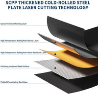 Garvee 2 Drawer File Cabinet with Lock, Metal Lateral Filing Cabinets for Letter/Legal Size Documents, Smooth Full-Extension Slides, Durable File Storage for Home Office, Black