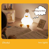 Garvee Kids Night Light with 30min Timing Function Cute Duck Design Desktop Decoration Light for Kids Baby Girls Boys Children Toddler White