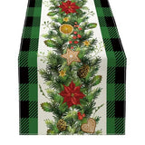 Garvee Christmas Theme Table Runners ZQ15-4 - Zq15-4