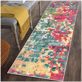 Garvee Runner Rug 2x6 Modern Abstract Area Rug Colorful Hallway Rug Boho Chic Watercolor Design Rug Soft Throw Rug Washable Rug Low Pile for Bedroom Kitchen - Colorful