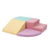 Garvee Toddler Foam Climbing Blocks Set - 4PCS Indoor Playset for Physical Development - Color B
