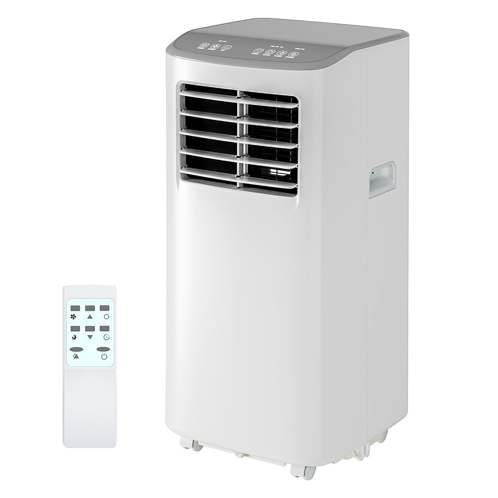 Garvee 8000 BTU Portable Air Conditioner, 3-in-1 Dehumidifier Fan, 24h Timer, Cools 350 Sq Ft, Remote Control, Efficient Cooling for Bedroom Home White