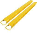 Garvee 72" Q235 Steel Forklift Fork Extensions, 4.5" inner width, for Warehouse & Pallet Handling, 1 Pair, Yellow - Yellow