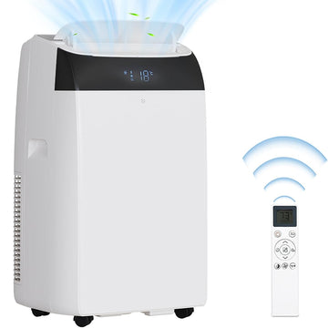 Garvee 12000 BTU 3-in-1 Portable AC Unit | Cools 550 sq.ft with Fast Auto Cooling | Quiet Air Conditioner with Dehumidifier for Bedroom & Living Room - White