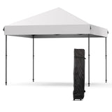 Garvee 10'x10' Pop-Up Canopy Tent - Waterproof Portable Sun Shelter with Roller Bag, Sandbags & Stakes for Picnic, Camping & Outdoor Events, Grey - Gray