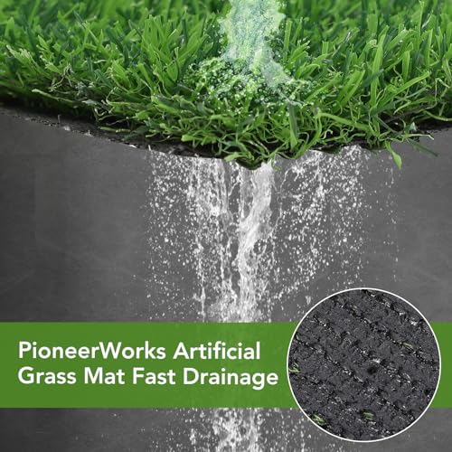 Garvee 6.5'x82.2' Artificial Grass Turf - Outdoor Rug, Football Field