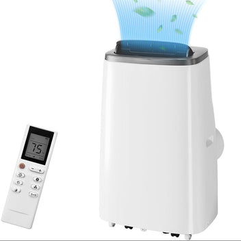 Garvee Portable Air Conditioners, 14000 BTU Portable AC Unit 3-in-1 Cooling, Dehumidifier & Fan, Standing A/C Portable Air Conditioner for Room Up to 750 Sq. Ft, 24H Timer, Window Kits, Dark Gray Cover