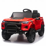 Garvee Ride - P Series: 24V Kids Ride On Car 2 Seater Electric Ride On Toy for Toddlers Battery Powered Truck Car With Remote Control, Battery Display, Handle, Trunk, LED Lights, Music (Red) - Red