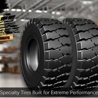 Garvee Set of Two 28x9-15 Heavy Duty Forklift Tire 14 PLY with Tube Flap - Tube Type, 28x9x15 Durable Industrial Forklift Tires, 2PCS