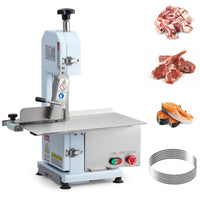 550W Butchering Meat Saw, Adjustable 0.39～5.7" Cut Thickness