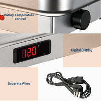 Garvee 9.5QT(1×1/1Pan)Electric Chafing Dish Set with Temperature Control , Stainless Steel Buffet Servers and Warmers, for Catering