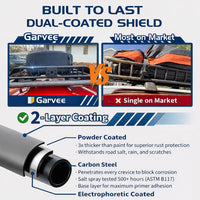 Garvee 64"x 39"x 6" Roof Rack Basket Rooftop Cargo Carrier with Extension Black Car Top Luggage Holder Universal for SUV Cars