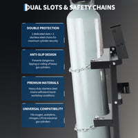 Garvee Welding Cart with 4 Drawers, 360 Swivel Wheels, Heavy Duty Hooks, Steel Frame, Gas Tank Storage, Home Workshop & Job Site Use