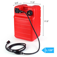 3 Gallon Portable Tank,Easy-to-Carry Replacement Fueling Tank With Handle