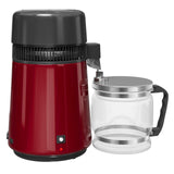 Garvee 4L Distilled Water Maker 750W Stainless Steel Home Countertop Water Distiller Pure Water - Red
