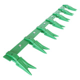 Garvee Bucket Tooth Bar for Sub-Compact Tractor，57" Heavy Duty Tractor Bucket Teeth Fits Bucket Cutting Edges Sized 1/2" or Less with Effortless Installation，Green - Green
