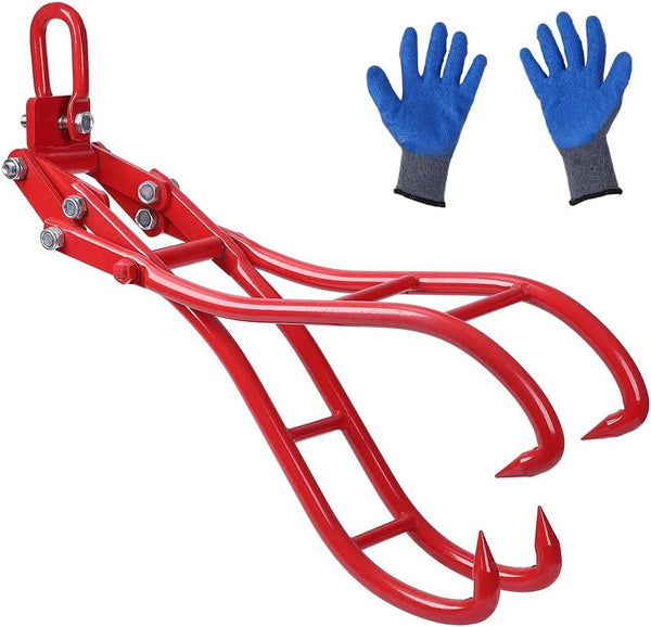 thumbnail image 2 of NICCOO 2 Serrated Claw Hook,Log Lifting Tongs, Heavy Duty Grapple Timber Claw,Lumber Skidding 2 of 13