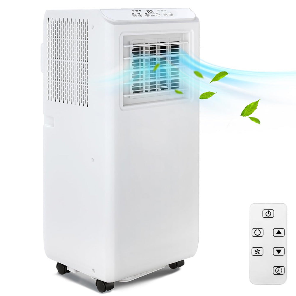 Garvee 8000 BTU Portable Air Conditioner, 3-in-1 AC Unit, Digital Display, 24H Timer, Quiet Cooling for Home Office Small Room up to 350 Sq Ft