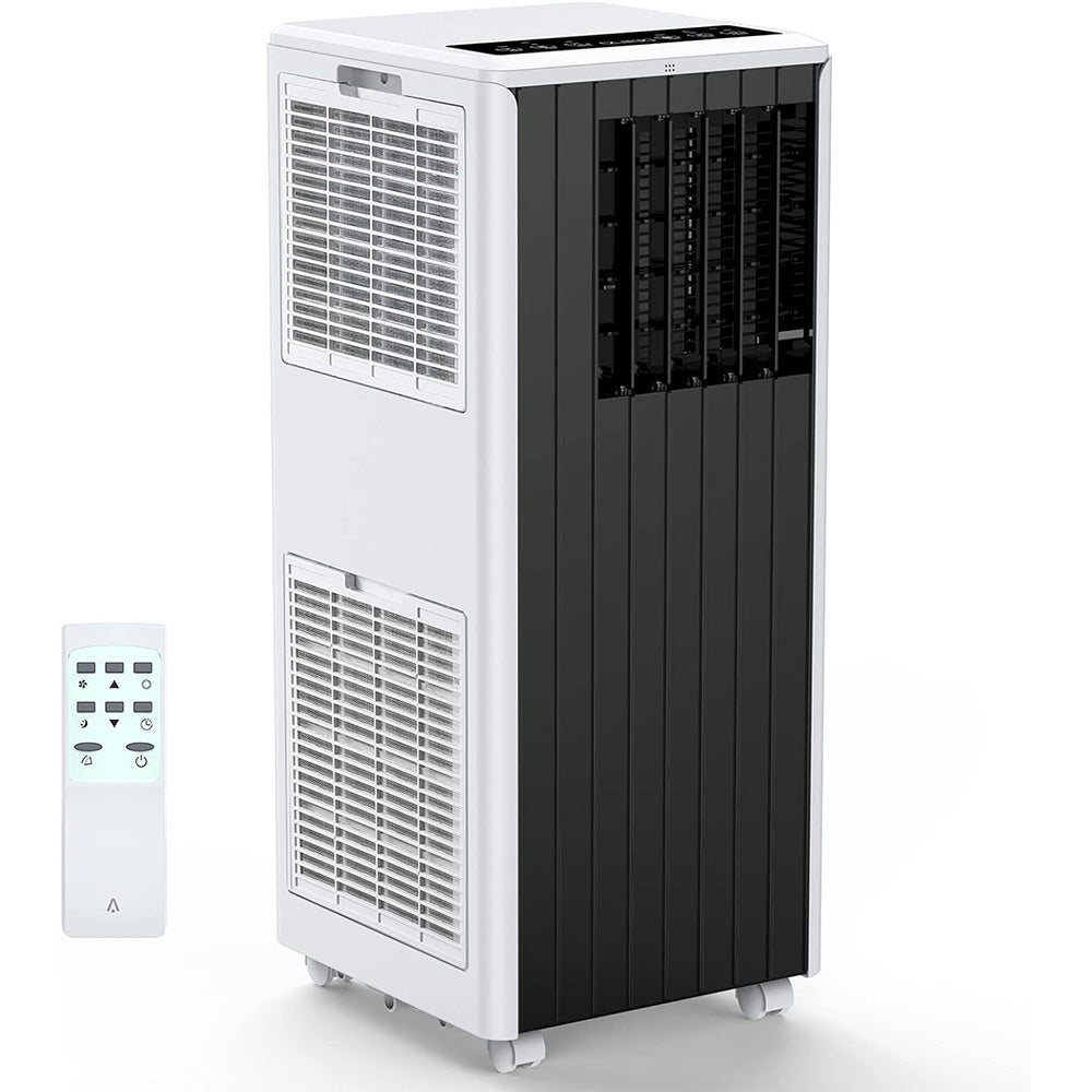 Garvee 8000 BTU Portable Air Conditioner, 3 In 1 AC Unit Built-In Cool, Dehumidifier & Fan for Rooms Up to 350 Sq.Ft, Energy Saving AC with Remote/24H Timer for Dorms/Indoor Rooms - Gray