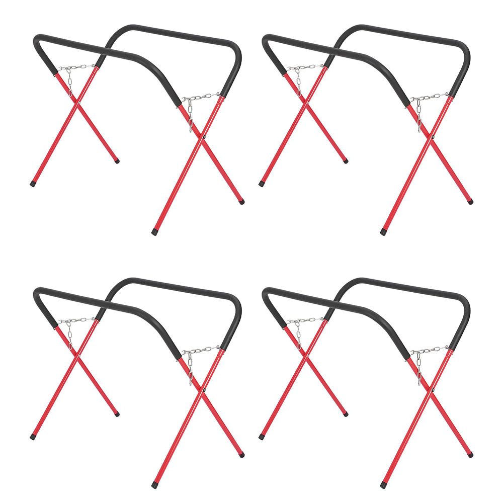 Garvee Portable Workbench Folding Work Stand Heavy-Duty Automotive Fender Bumper Stand Adjustable 3.3ft x 2.6ft Powder-Coated Black