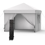 Garvee 10' X 10' Pop-Up Canopy Tent - Waterproof Outdoor Canopy, Portable Sun Shelter, 2.7M Height,210D Silver-Coated Oxford Cloth, Picnic, Camping, Outdoor Events, Parties, Patio, Grey - Grey