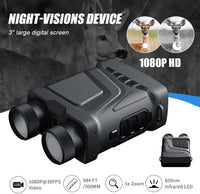 Garvee Digital Night Vision Binoculars for Adults, 5X Digital Zoom, 3" TFT Screen, 7-Level IR, 984ft/300M Range, Rechargeable, 1080P HD Infrared Goggles for Hunting, Camping, Outdoor Exploration