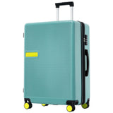 Garvee 28in Carry On Luggage Lightweight Hardshell Expandable Spinner Wheels TSA Lock Travel Suitcase Blue Green - Blue Green