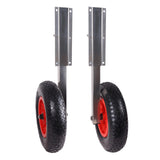 Garvee 600LBS 15 Inch Boat Launching Wheels Set, Easy Smooth Launch - Red