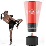 Garvee Punching Bag with Stand Heavy Boxing Bag Freestanding for Fitness Home 70'' Black