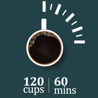 Garvee 18L(120Cup)Coffee Pot, Stainless Steel Coffee Urn with Silicone Faucet for Parties, Office, Catering Events, Meeting Rooms