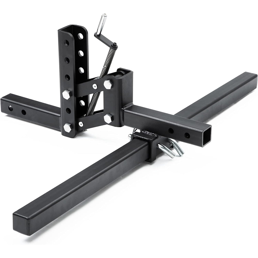 Garvee ATV/UTV Lift System Attachments,Manual Implement Lift 1-Point Implements Pro with 2" Receivers,Quick Attach Accessories for ATV,UTV,Tractors,50 Inches Width,Height Adjustments