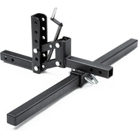 Garvee ATV/UTV Lift System Attachments,Manual Implement Lift 1-Point Implements Pro with 2" Receivers,Quick Attach Accessories for ATV,UTV,Tractors,50 Inches Width,Height Adjustments