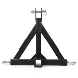 Garvee 3 Point Hitch 2" Receiver Heavy Duty Tow Drawbar Adapter for Category 1 Tractors Kubota BX John Deere LM25H WLM Tractor NorTrac Yanmar Kioti Farm Equipments - Black