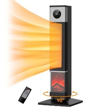 Garvee 33" 1500W PTC Ceramic Tower Heater for Large Spacious Rooms
