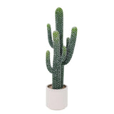 Garvee Artificial Cactus Plant Tall UV Resistant Faux Cactus for Indoor Outdoor Decoration Green