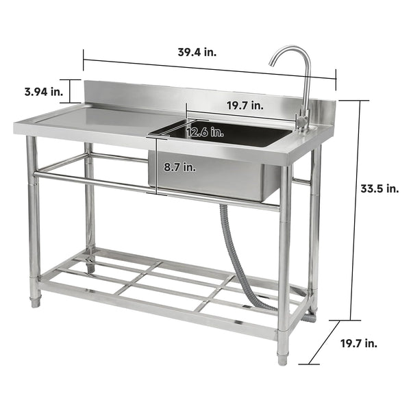 GARVEE Commercial Sink Installation