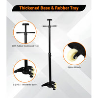 Garvee 3/4 Ton Underhoist Support Stand - 1655 lbs Capacity Jack Stand with 38.4" to 75.4" Lifting Range for Vehicle Lifting and Support, Black