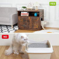 Cat Bathroom Furniture, Large Hidden Litter Box with Storage - GARVEE