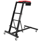 Garvee Professional Topside Automotive Engine Creeper, Heavy Duty 400LB Capacity, Adjustable Heights 45-66 Inch, Black - Black-I Base