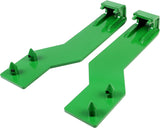 Garvee Tractor Loader Quick Tach Weld On Mounting Brackets Compatible with John Deere Tractor Loaders
