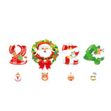 Garvee 2024 Christmas PVC Wall Stickers Waterproof Removable Double Sided Pattern Window Sticker Home Decor for Bedroom Living Room XL699 - Xl699