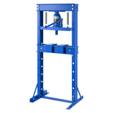 Garvee 20 Ton Hydraulic Press, Heavy Duty H-Frame Floor Shop Press with Adjustable Worktable for Auto Bending & Stamping, Blue - Blue