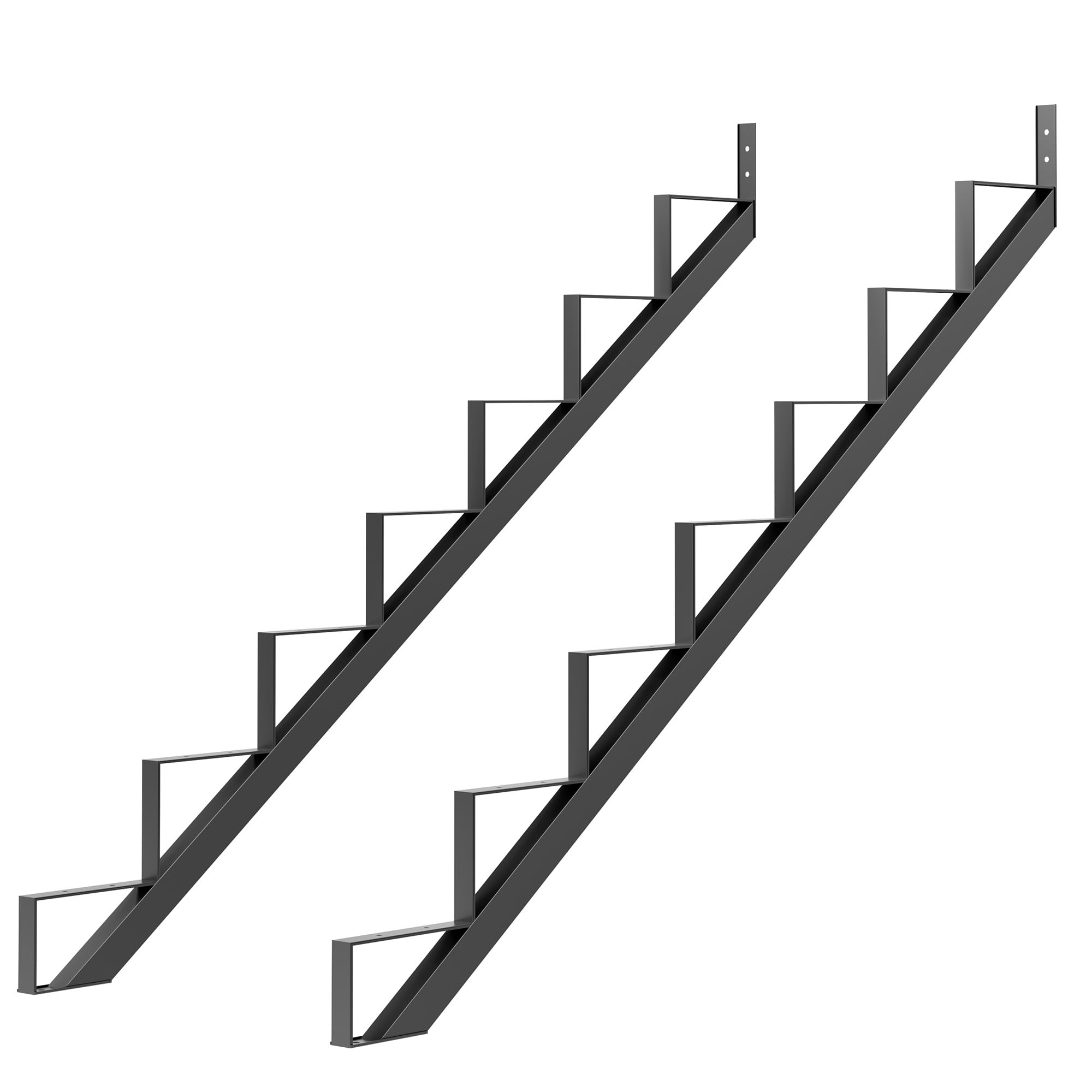 Garvee 2 Pack Steel Stair Riser, Metal Stair Step Riser for Outdoor St