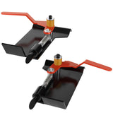 Garvee Universal skid Steer Quick Attachment Plate Adapter Bobtach Latch Box Weld On QTK Tractor,A Pair Quick Tach Conversion Attach Adapter Attachments